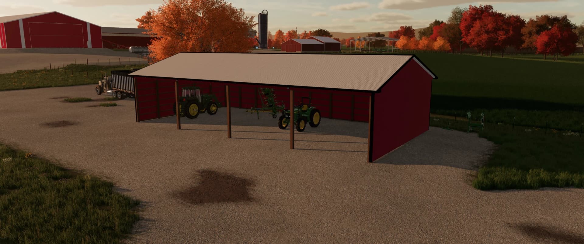 OPEN SIDED MACHINE SHED 2