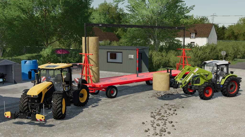 ORENGE BALE TRAILER PACK 5