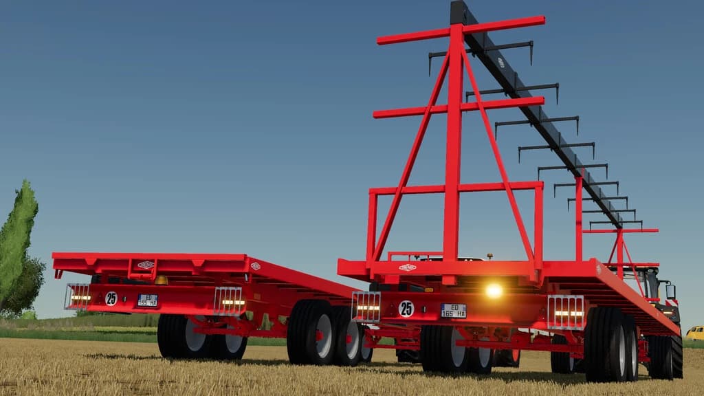 ORENGE BALE TRAILER PACK 4