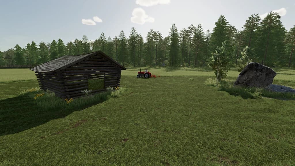 Old Log Sheds Pack 4