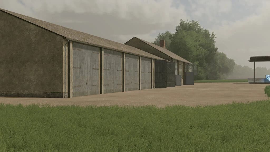 Old Workshop Halls Pack 4