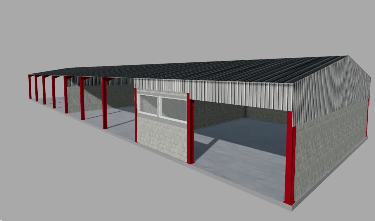 PACK DE DEUX BÂTIMENT (BOIS ET MÉTAL)