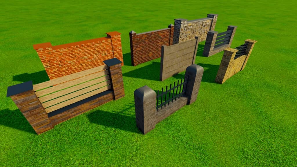 PACK OF FENCES (PREFAB) 3