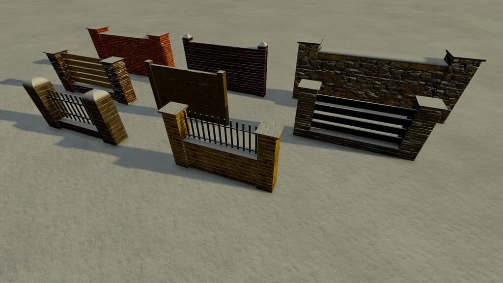 PACK OF FENCES (PREFAB) 2