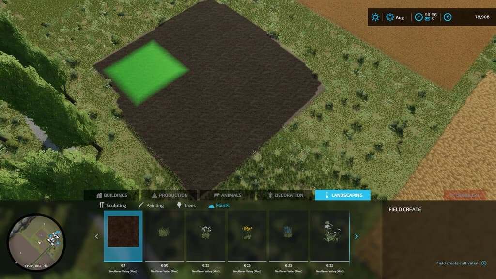 PAINTABLE FIELD (PREFAB) 3