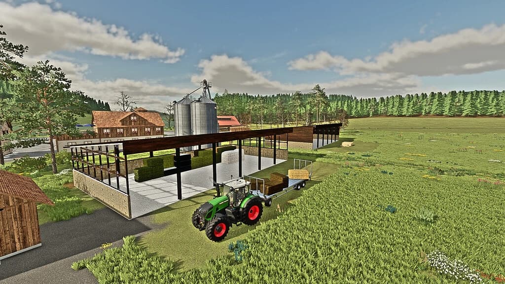 PALLET AND BALE STORAGE HALL
