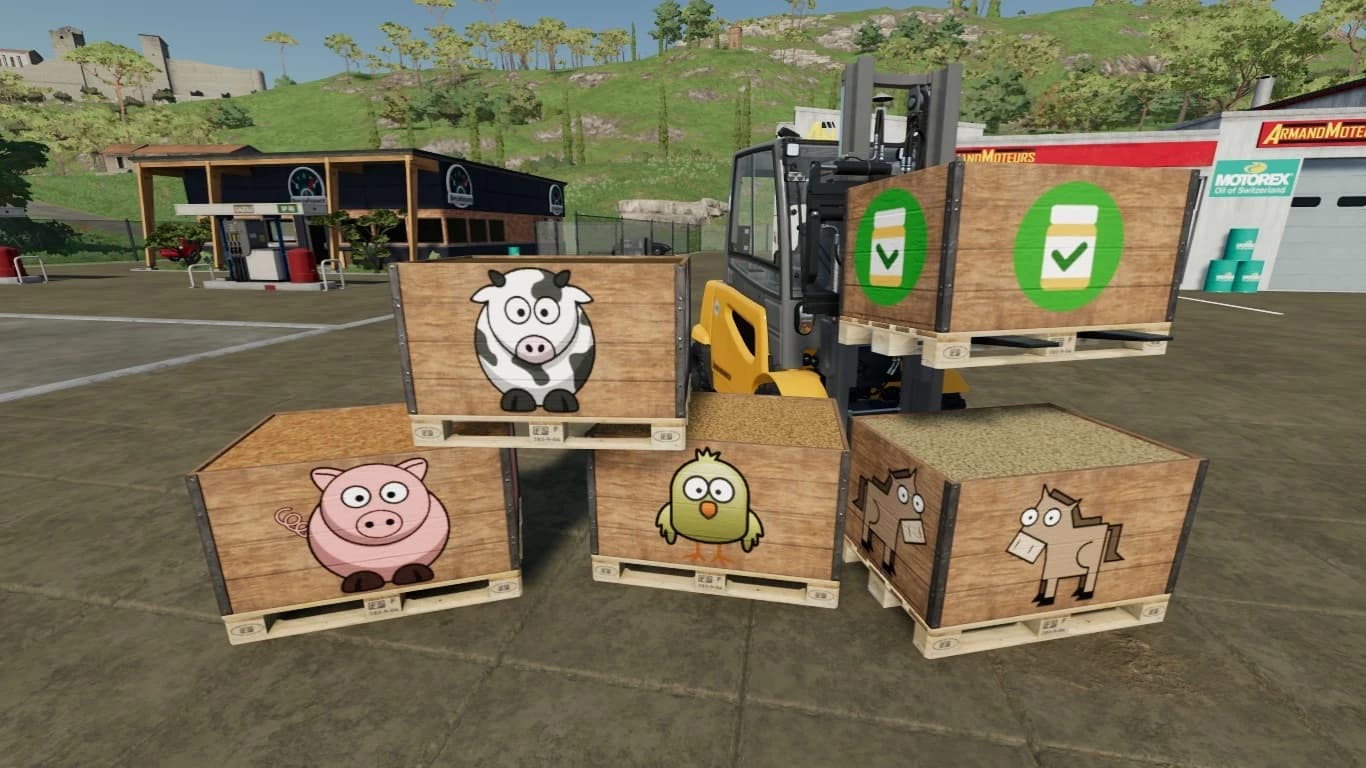 PALLET PACK FOR ANIMALS 4