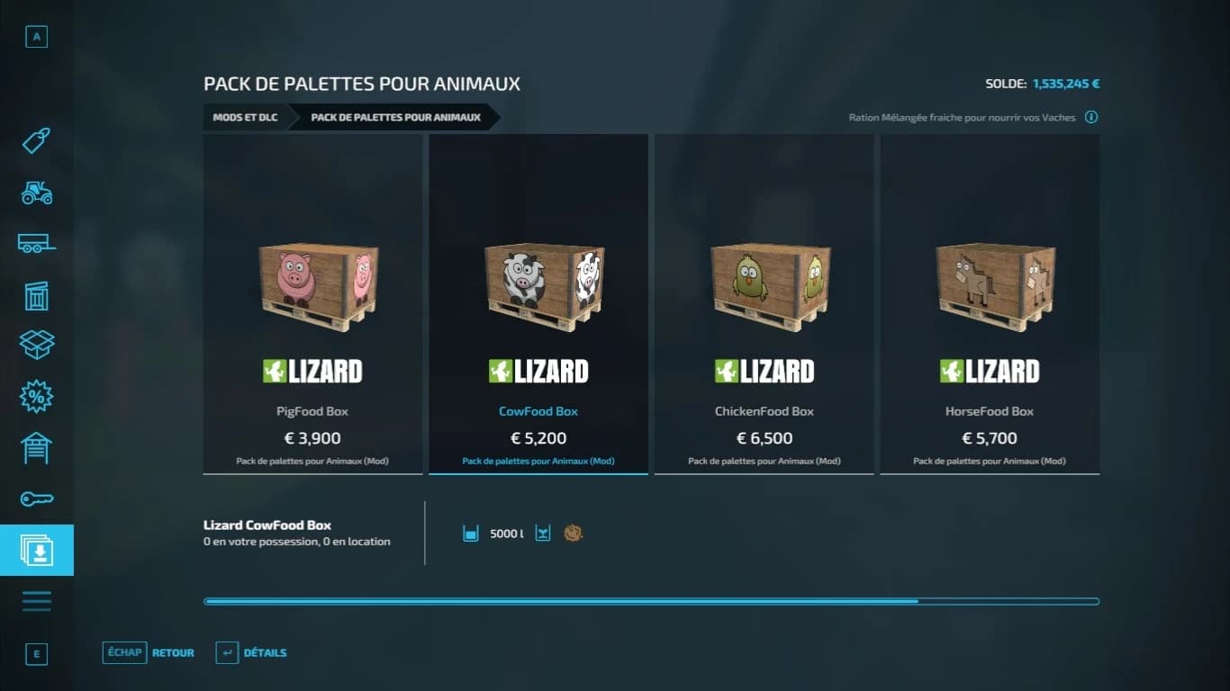 PALLET PACK FOR ANIMALS 3