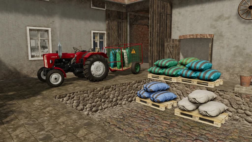 PALLET WITH USED SACKS 3