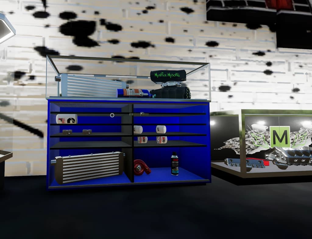 PARTS DISPLAY CASES 4
