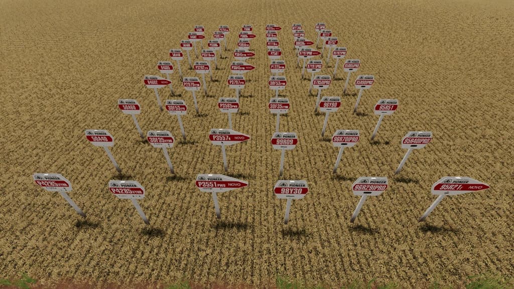 PIONEER CROP PLATES - BRAZIL 5