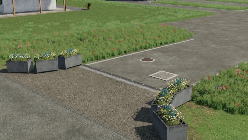 PLACEABLE BORDERSTONES/FLOWERPOT 4