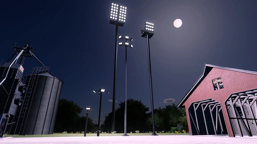 PLACEABLE FLOODLIGHT POLES