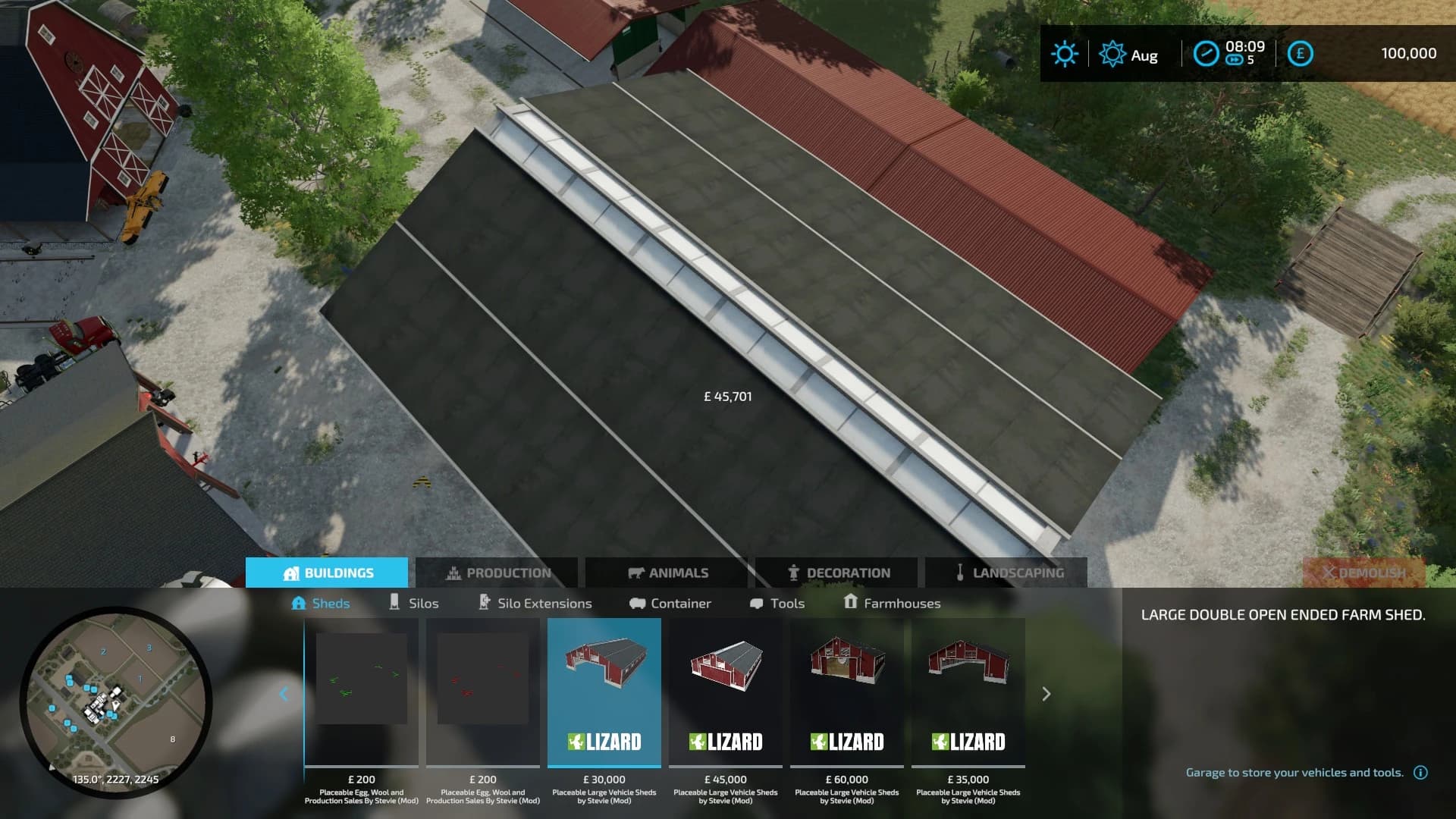 PLACEABLE LARGE SHEDS 2