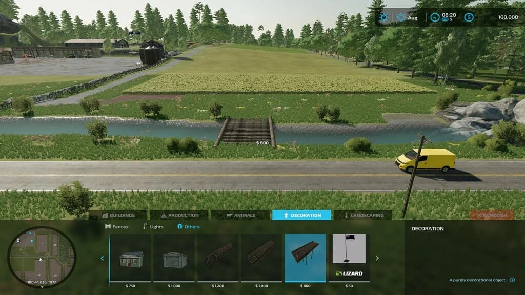 PLACEABLE LOG BRIDGE 3