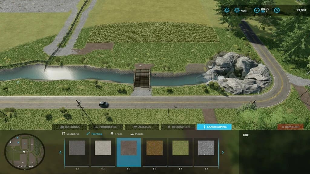 PLACEABLE LOG BRIDGE 4