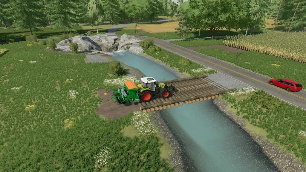 PLACEABLE LOG BRIDGE