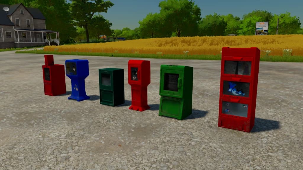PLACEABLE NEWSPAPER BOXES 2