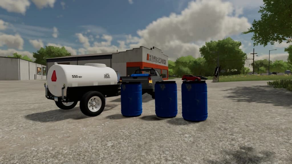 PLASTIC WATER/FERTILIZER BARRELS 4
