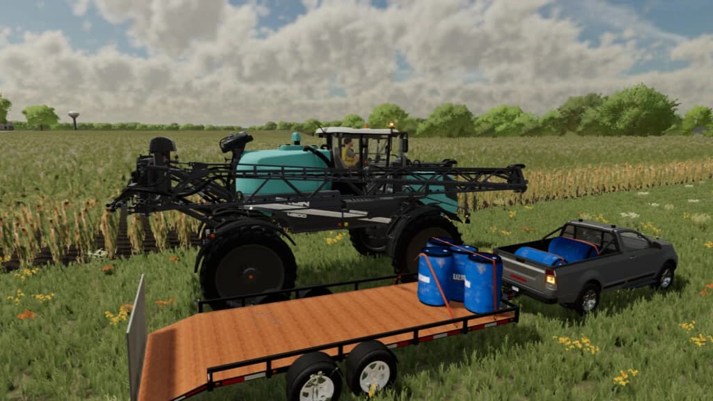 PLASTIC WATER/FERTILIZER BARRELS 2