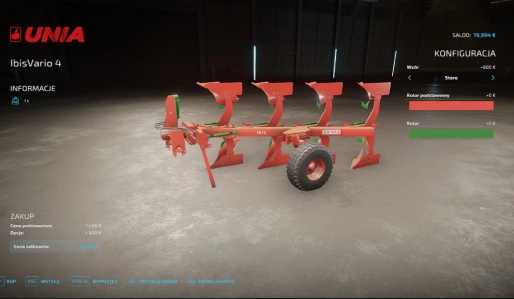 PLOWS UNIA