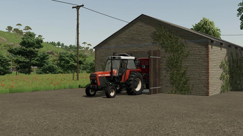 POLISH BARN WITH IVY 5