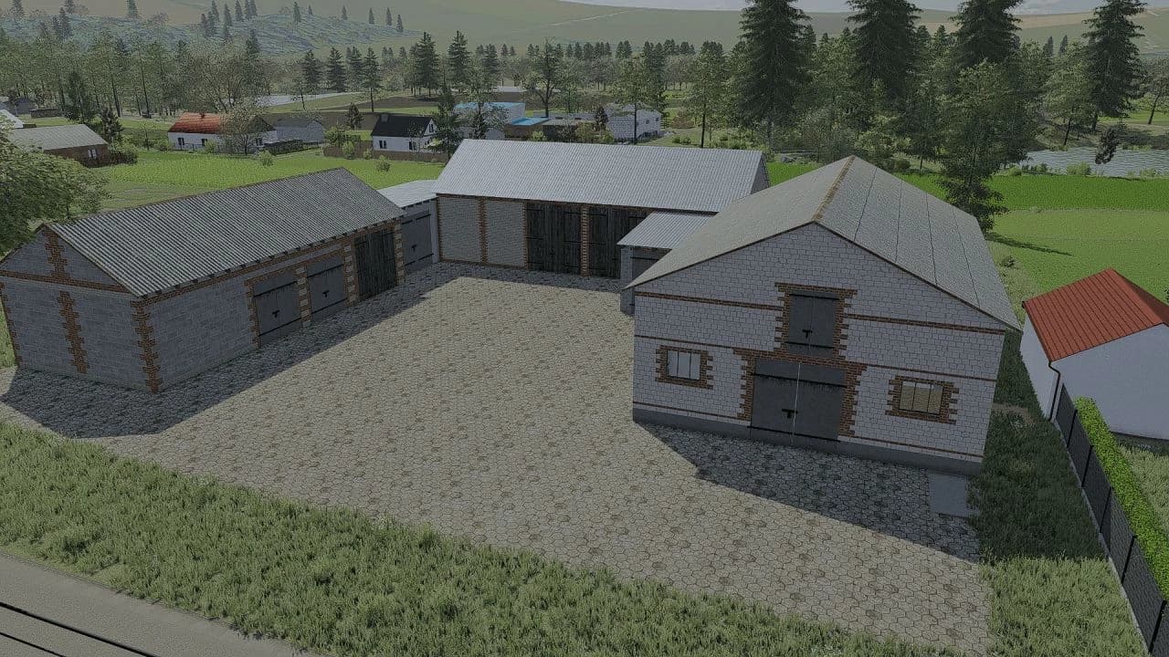 POLISH BUILDINGS WITH COWS 4