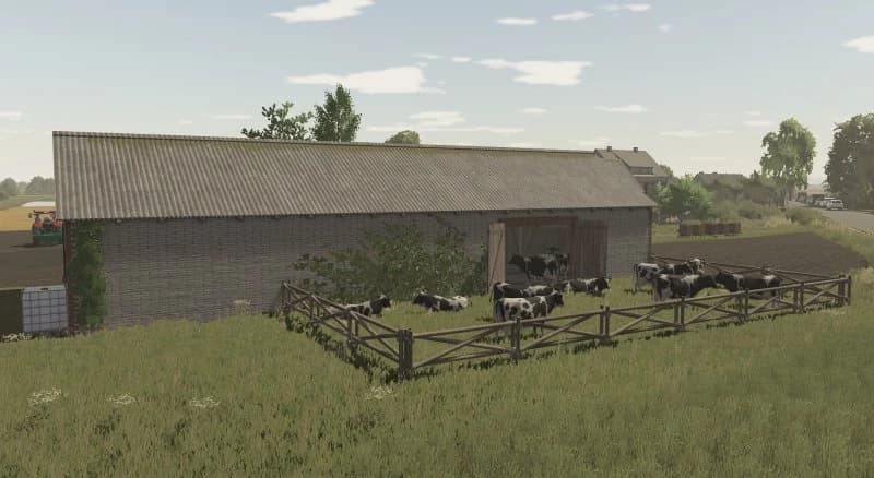 POLISH COWSHED WHITE BRICK 2