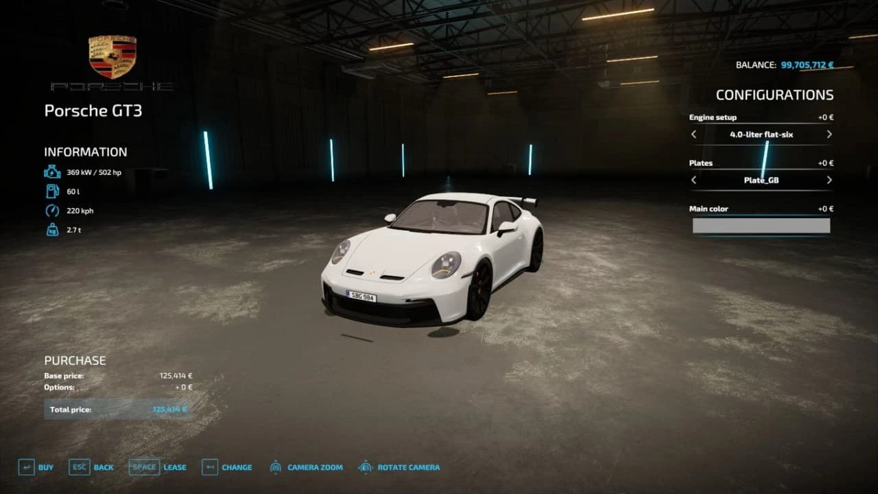 PORSCHE CARRERA GT3 3