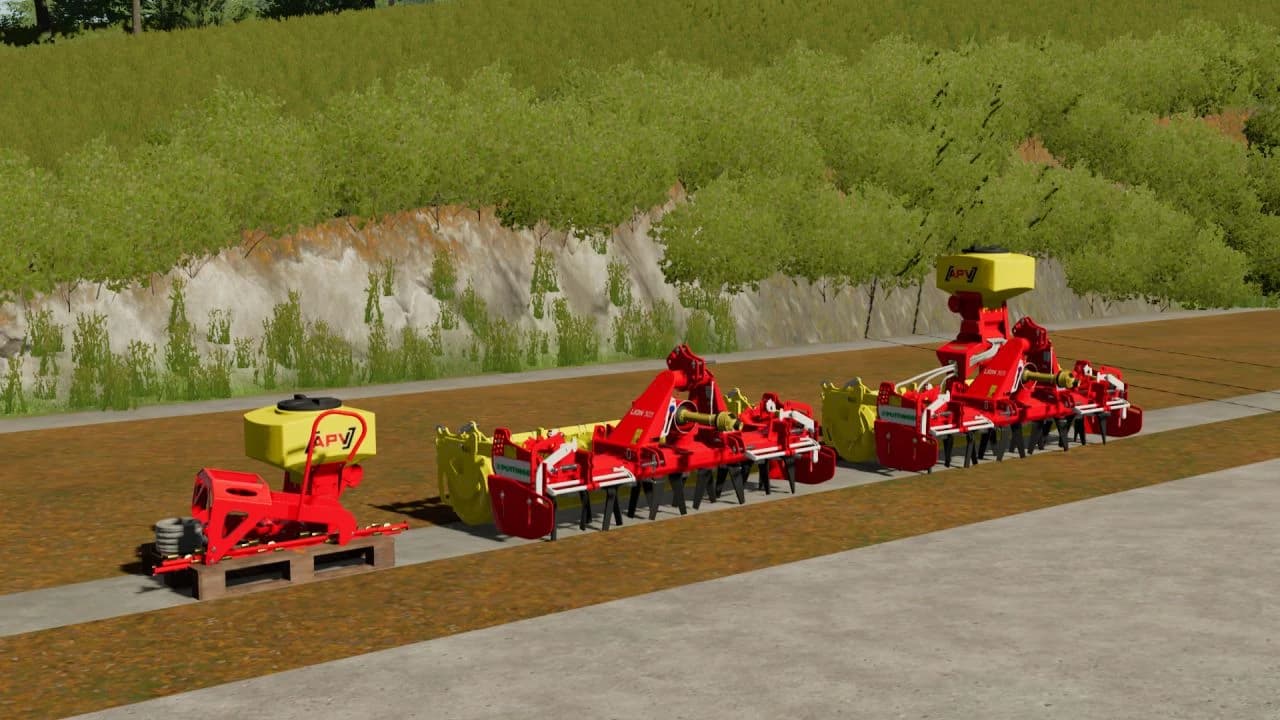 POTTINGER LION 303 + APV SEEDER 5