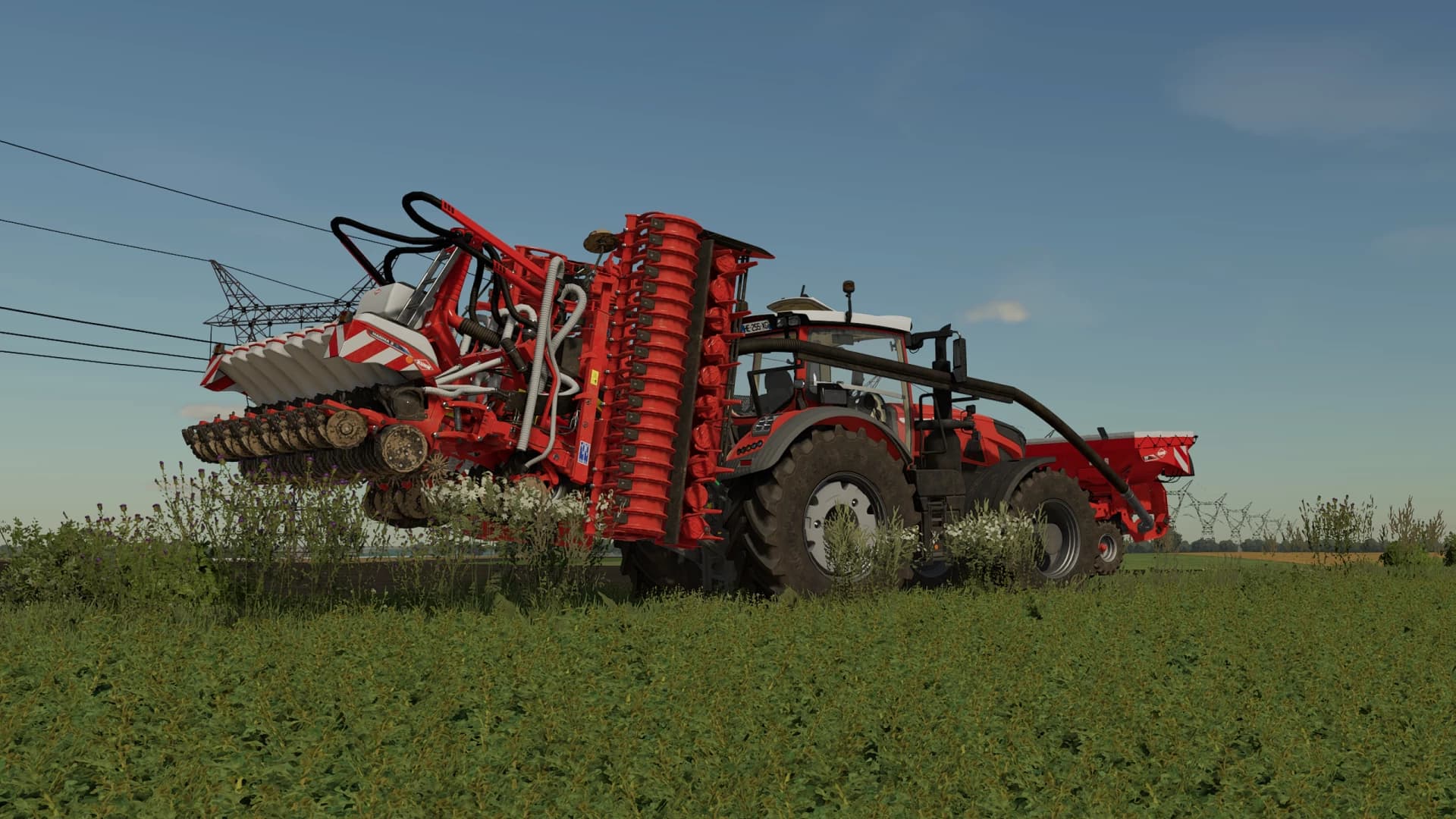 POWER HARROW 6M + REAR ATTACHER 5