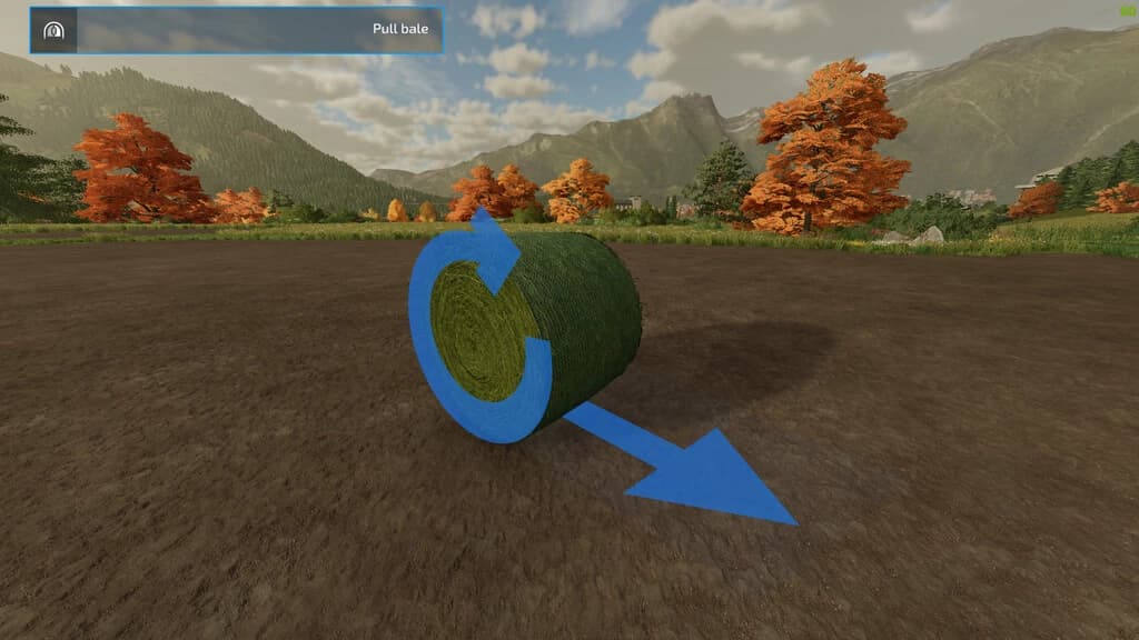 PUSH ROUND BALES 3