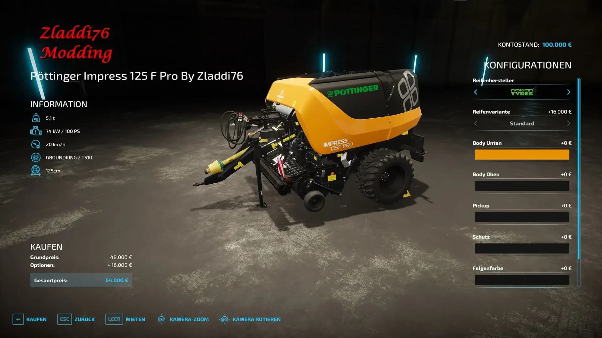 Pottinger Impress 125 F 2