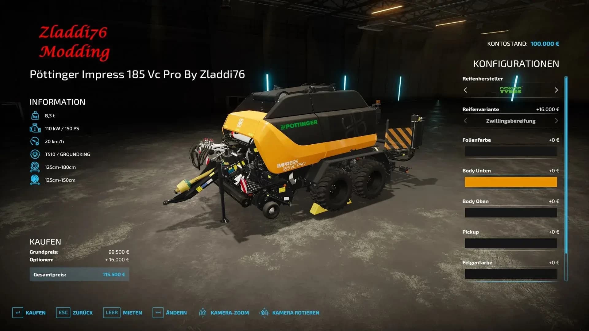 Pottinger Impress 185 Vc Pro 2