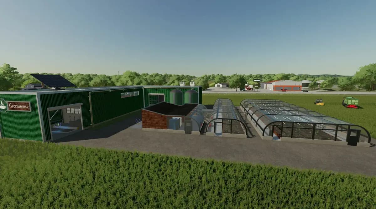 POWER PLANT AND GREENHOUSE
