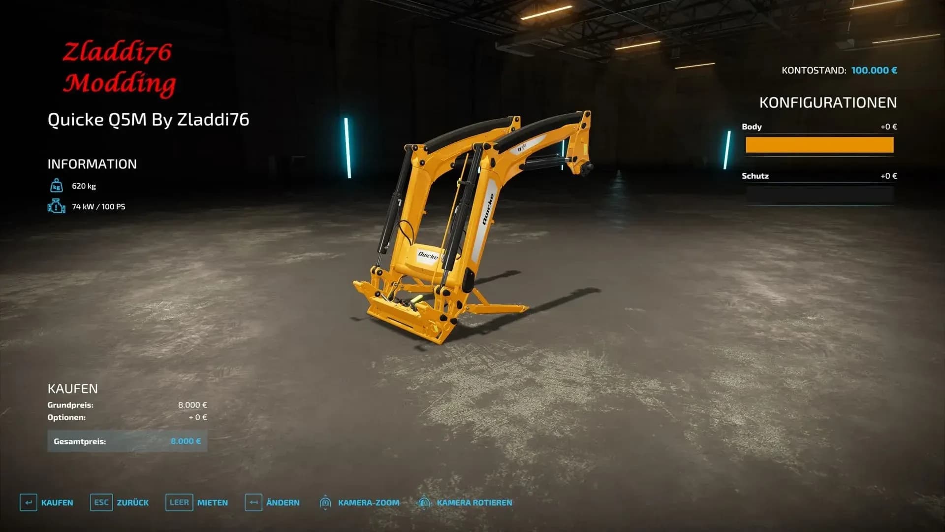 Quicke front loader tools 4