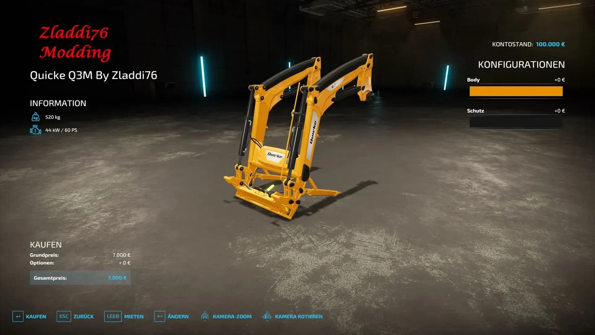 Quicke front loader tools 3