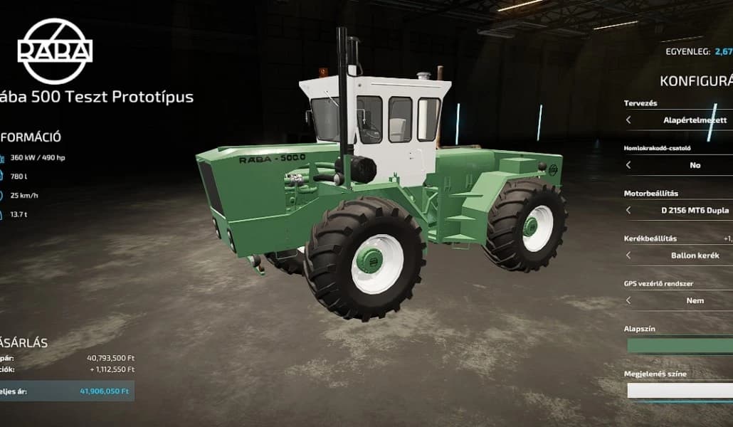 RABA 500 TEST PROTOTYPE 3