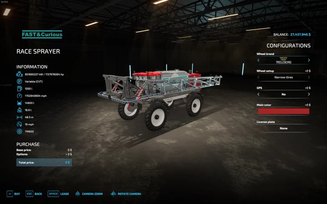 RACE SPRAYER