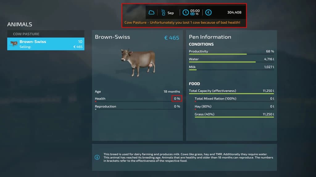 REALISTIC ANIMAL LOSSES 3