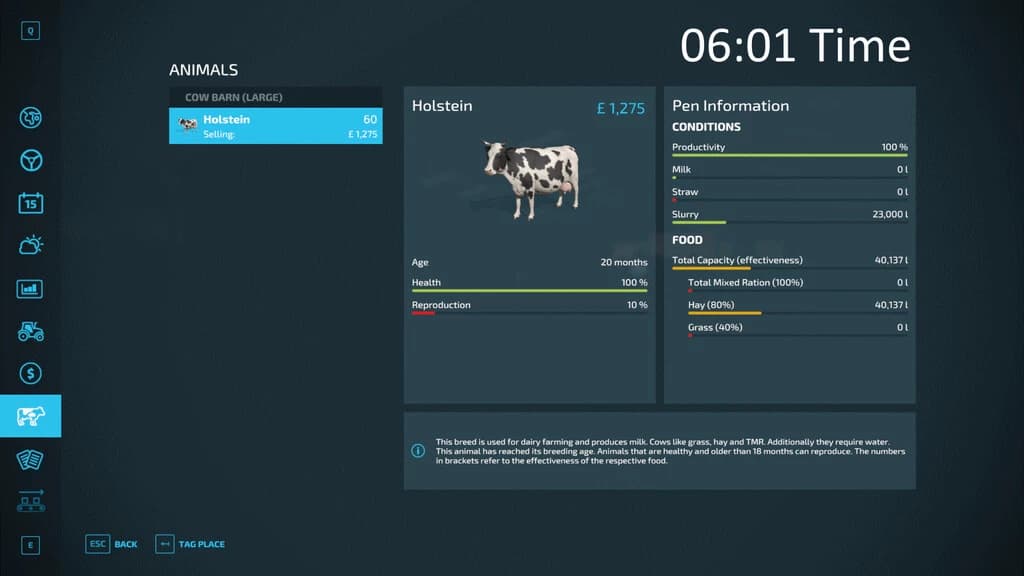 REALISTIC MILKING TIMES
