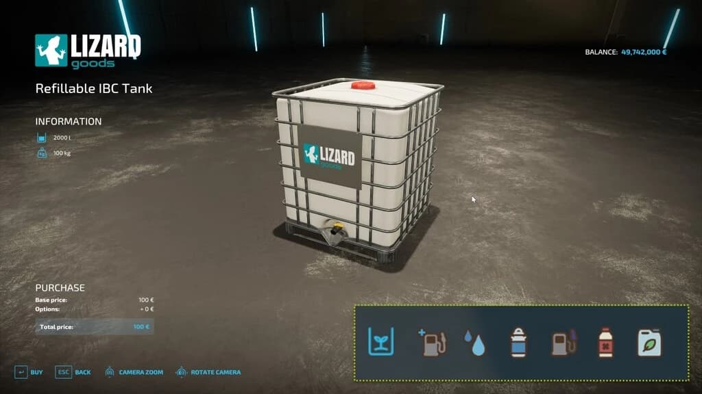 REFILLABLE IBC TANK 3