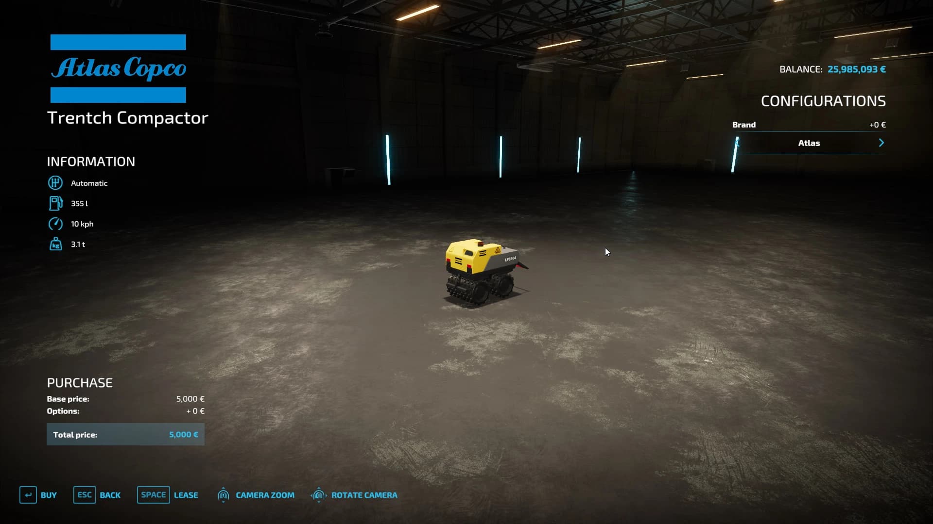 REMOTE TRENCH COMPACTOR