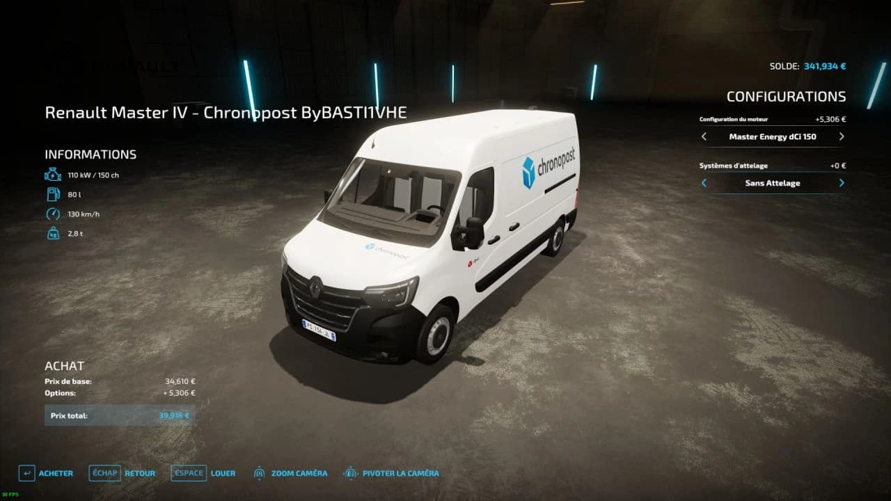 RENAULT MASTER IV CHRONOPOST 3