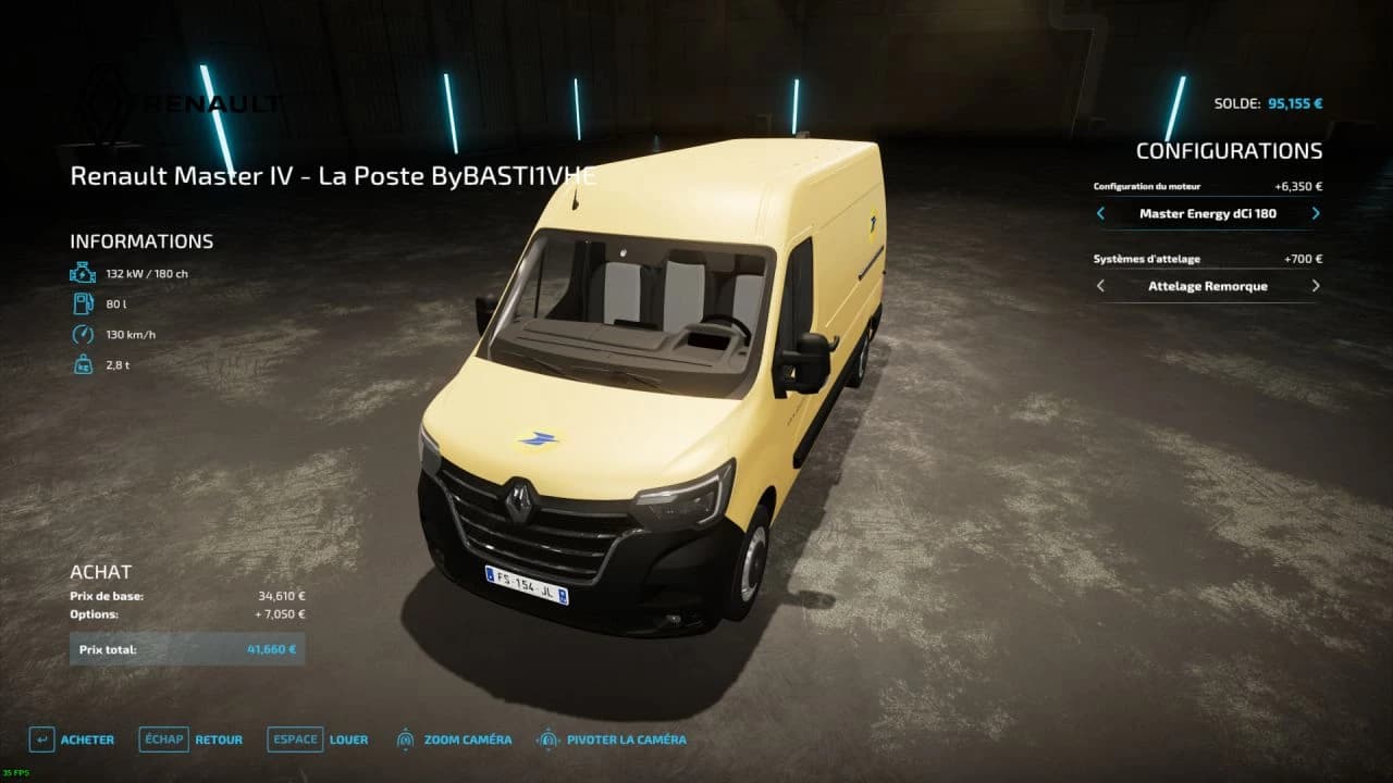 RENAULT MASTER IV LA POSTE