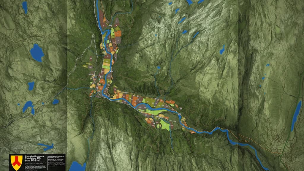 RENNEBU MAP