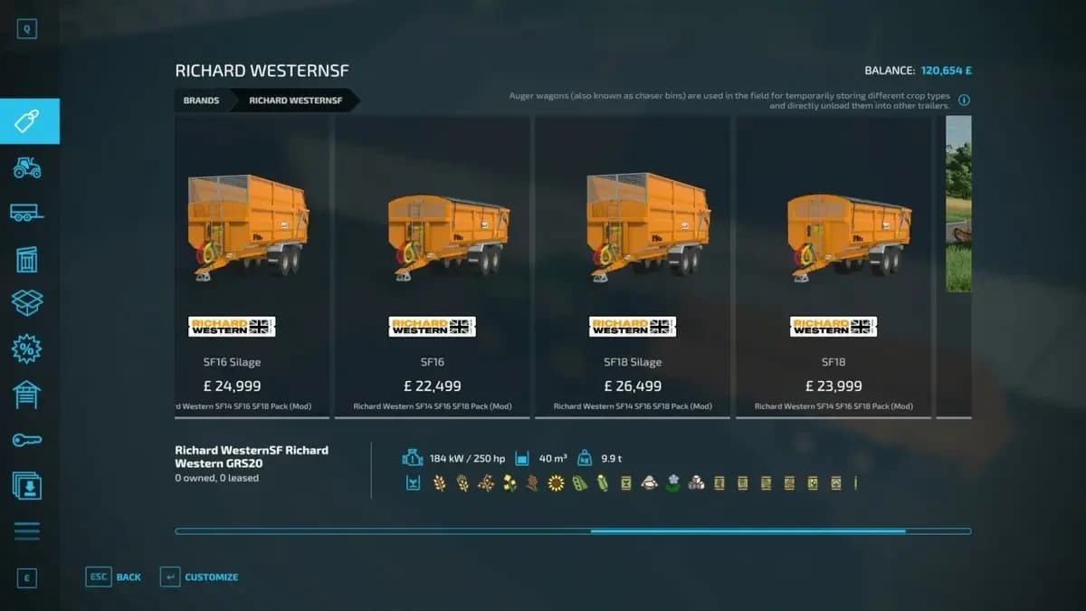 RICHARD WESTERN TRAILER PACK