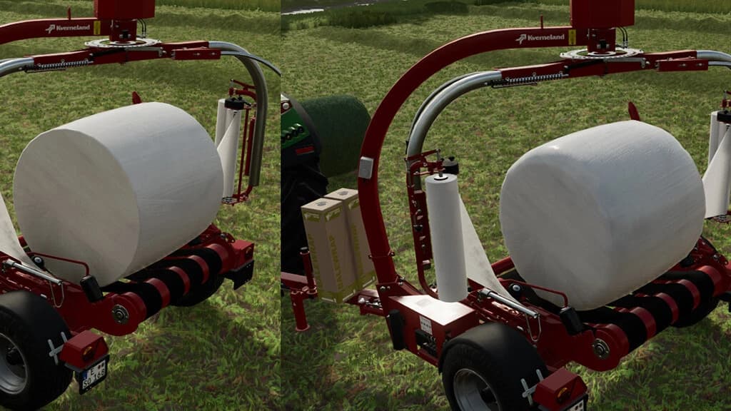 ROUNDER WRAPPED ROUND BALES