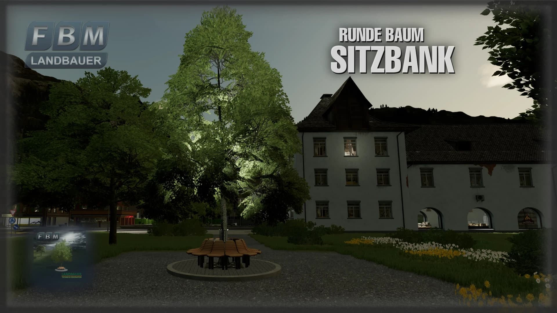 Round Tree Bench 2