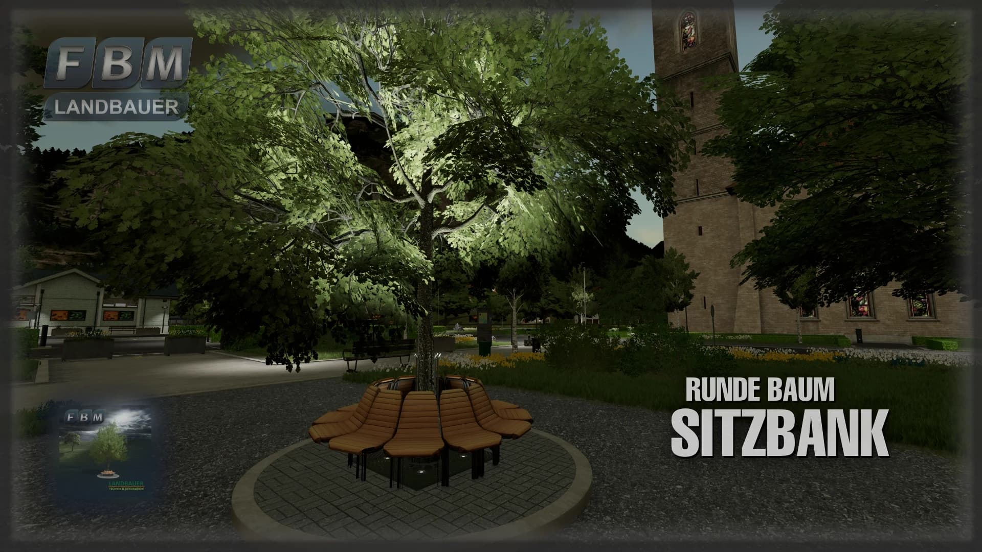 Round Tree Bench